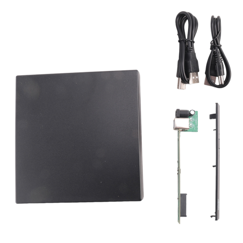 Caixa de DVD de 12,7 mm USB 2.0 para DVD/CD-ROM, para notebook e PC de mesa 2