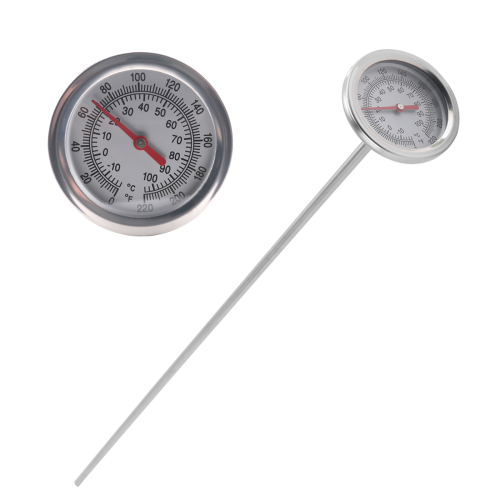 Long Stem Compost Soil Thermometer - Fast Response Stainless Steel 1
