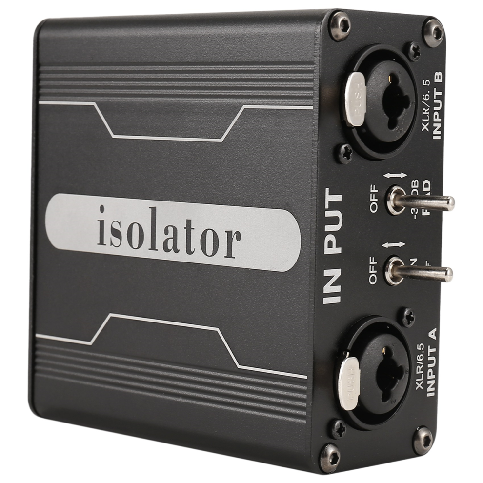 Aislador De Audio GX200, Mezclador Xlr De Dos Canales 6.5, Aislador De Audio-image