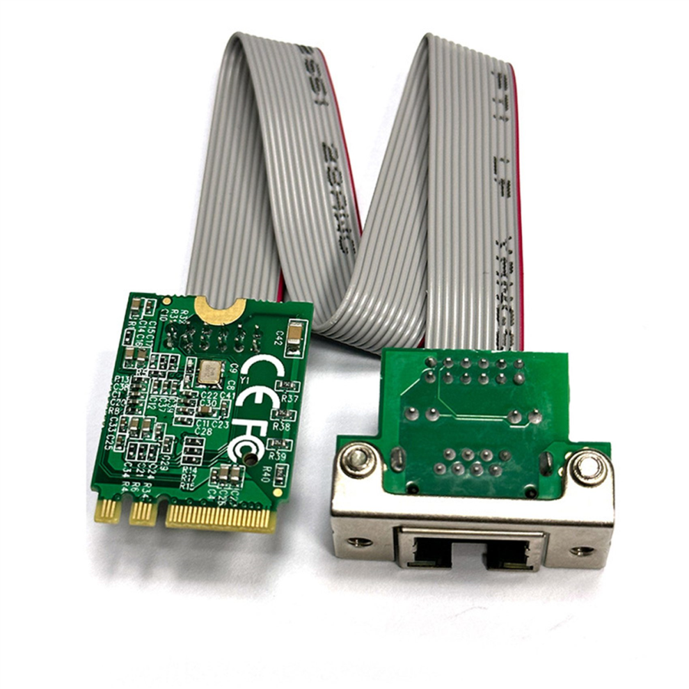 Bez Marki M.2 A+E Key 2.5G Ethernet Lan Card Rtl8125b M.2 Ethernet Network Card