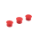 (Big Hole) 3x Capa vermelha do TrackPoint para laptops / 6
