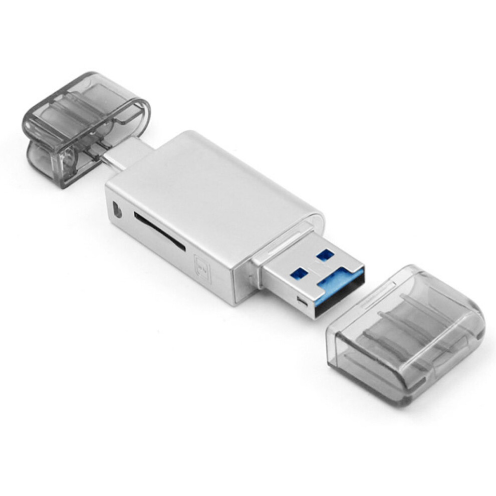 Lettore Di Schede Di Memoria Nano Tf Micro-Sd Da USB-C Tipo C/Usb 2.0 A Nm-image
