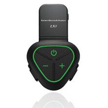 Capacete de Motocicleta LX1 Verão com Headset Bluetooth Portátil Verde