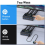 KVM-switch för dubbla bildskärmar DisplayPort, 4 USB 3.0 5