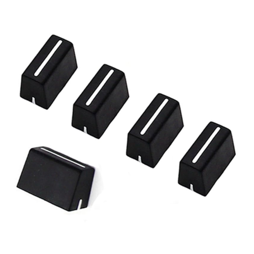5pcs Universal Fader Knobs Fader Cap Straight Slide Potentiometer Cap 2