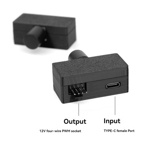 Fläktens varvtalsregulator med 4-pol PWM 1
