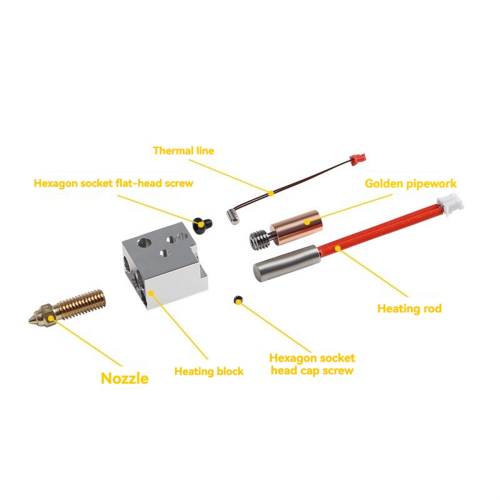 SV06 Plus Hotend Kit Metal High Flow Hotend Kit 1