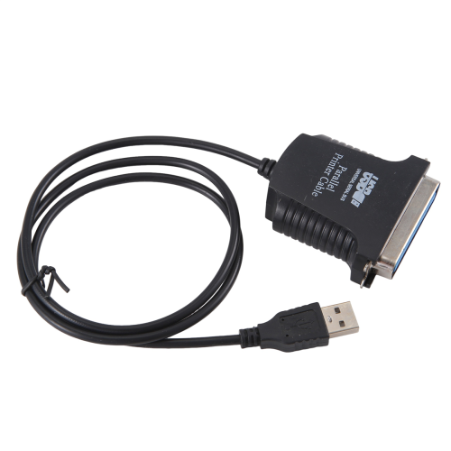 New Parallel Port DB36 Printer USB Converter Adapter Black 2
