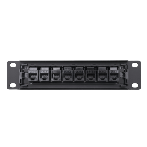 Patch Panel CAT6 με 8 Θύρες RJ45 - Ευθεία Καλωδίωση Δικτύου 1