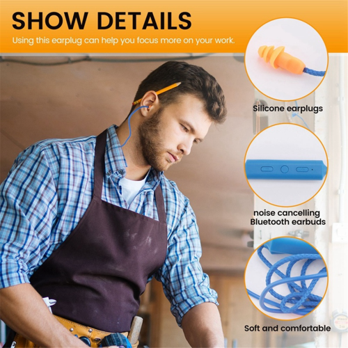 2-pack Bluetooth-öronproppar för arbete, hörselskydd 1