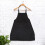 Unisex 2 Pocket Black Kitchen Apron Bib, One Size in Medium 6