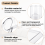 Extractor Tool Large Clear Head for Upholstery & Carpet Cleaning, B 7