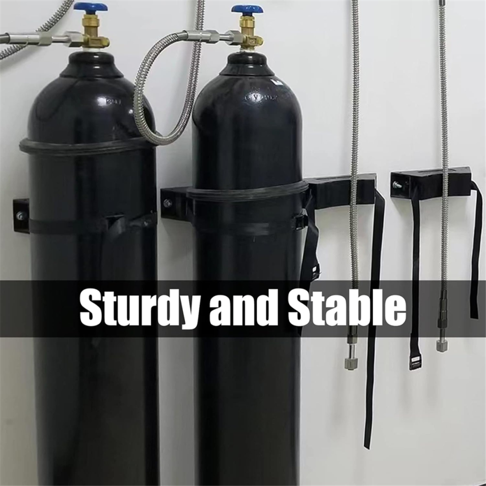 Supporto a parete per bombole di gas - 3 bombole - Sameto Technifil