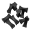 10 τεμάχια Chopsticks Rest Little Chopsticks Stands Fork View Set Μαύρο 2