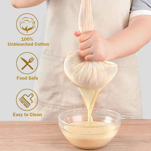 Unbleached Pure Cotton Muslin Clothes Soft Square Cheese Clothes 2