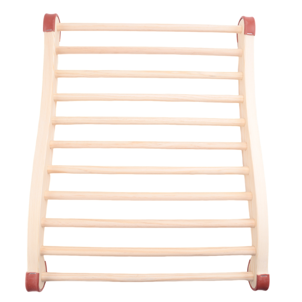 Omärkt Sauna Backrest, Wooden Sauna Backrest, Ergonomic S-Shaped Backrest
