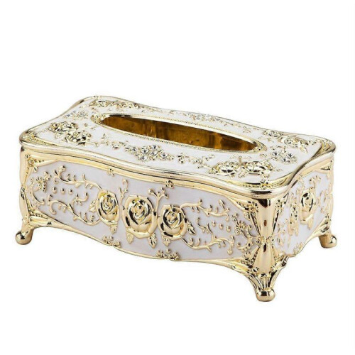 Paper Tissue Box Luxury European Style Acrylic Tissue Box