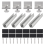 Solar Panel Mount Bracket with Mid for Trapezoidal Roof 30mm 3