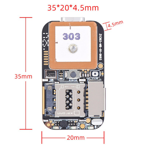 Super Mini GPS Tracker GSM AGPS Wifi LBS Locator Tracking Recorder 1