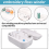 Bobinadeira automática com parada automática, suporte para carretel grande de linha 6