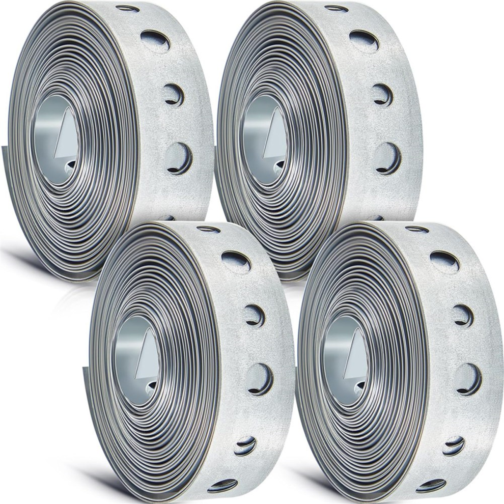 4 Pcs Galvanized Hanger Strap Metal Strapping With Holes Pipe Hanger 4851792413976
