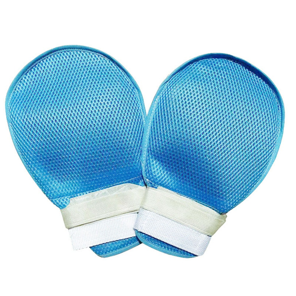 Ohne Marke Dementia Gloves For Elderly, 2Pcs Breathable Hand Restraint Mitts