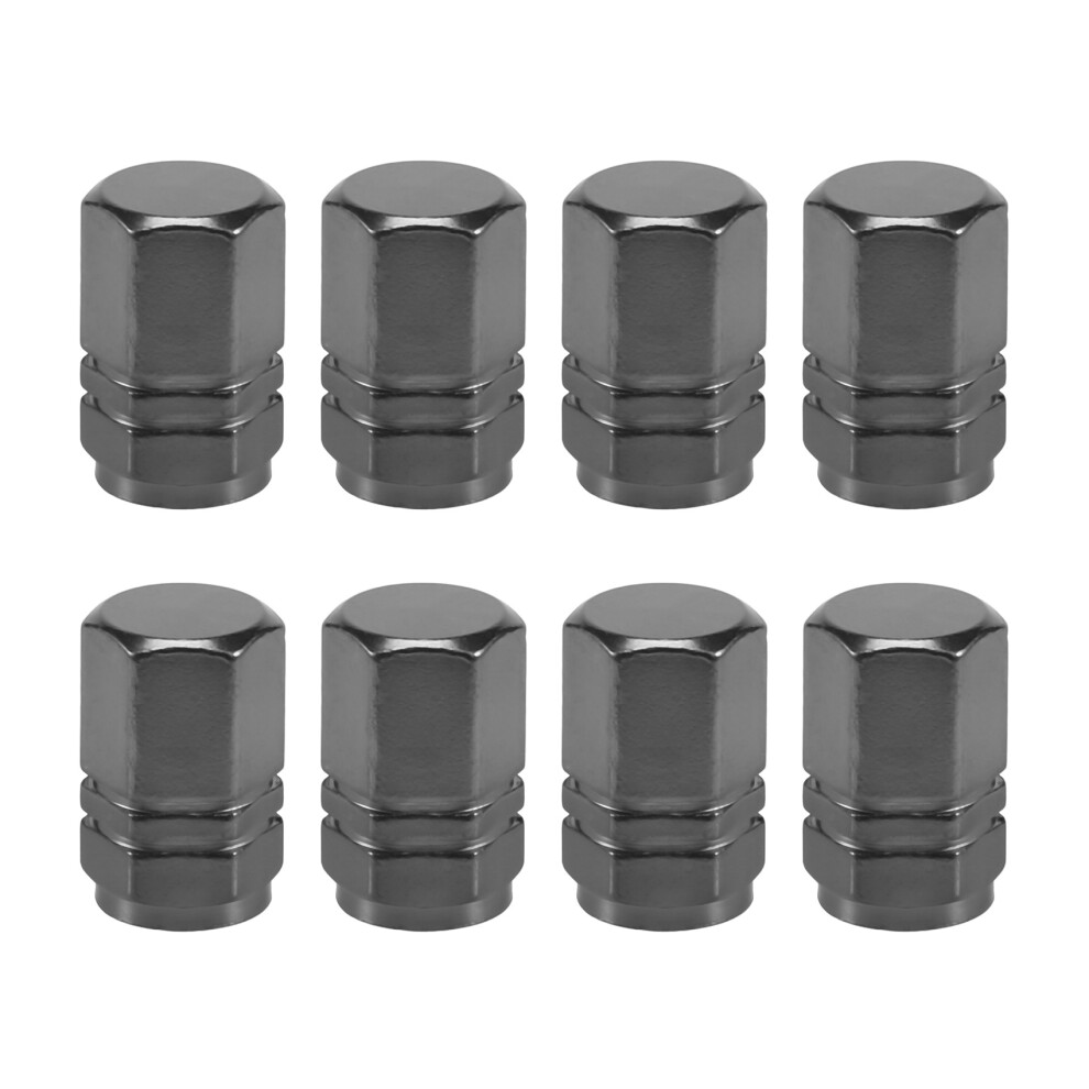 8X Tire Stem Valve Caps Car Dustproof Tire Cap, Hexagon Shape 4851792456096