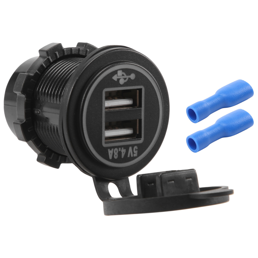 5V 4.8A Dual Usb LadegeräT Buchse Adapter Steckdose-image