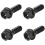 Juego de 4 tuercas de rueda negras para E30, E36, E46, E60, E90 2