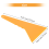 Plastic gele auto-stickerfolie schraper 23,6 x 12,3 cm 7