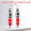 Pack of 2 Racing 3 Electrode Spark Plug A7tc 4