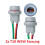 2X T10 Socket W5W Adapter Soft Rubber Light Lamp Holder with Cable 2