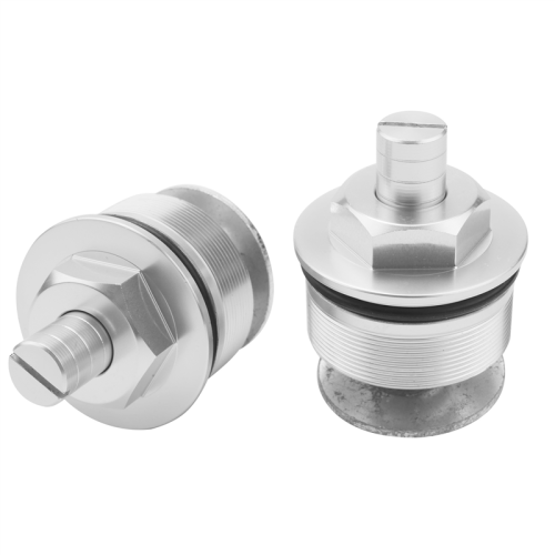 41MM Motorcycle Front Screw Fork Cover Bolts(Silver) 1
