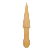 (As show, One size) Wooden Cone Waffle Roll, Cone Shape Wooden Mold Ice Cream Cones Mold