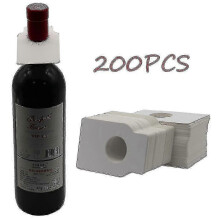 (As show, One size) Wine Bottle Cellar Label, 200 Pieces Wine Bottle Neck Tags