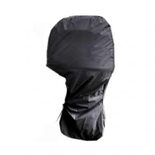 Boat Motor Cover Black Full Outboard Heavy Duty Fabric Waterproof Windproof Boat Engine Cover