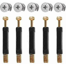 50PCS Connector for Furniture Fitting Parts and Eccentric Wheel Zinc Alloy Assembly Fittings 16mm