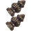 2pcs Lamp Finials Decorative Lamp Knob Lamp Shade Finials Table Light Caps Knobs 18