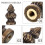 2pcs Lamp Finials Decorative Lamp Knob Lamp Shade Finials Table Light Caps Knobs 15