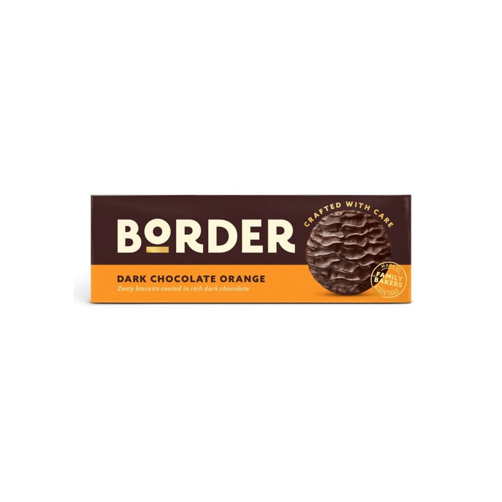 Border Biscuits Chocolate Biscuits 150G Dark/Orange
