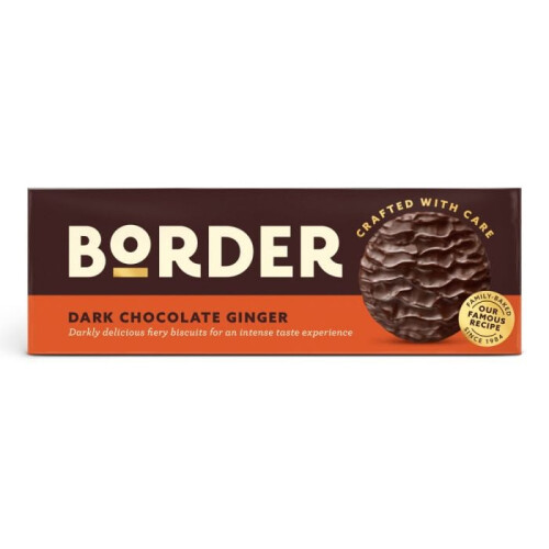 Border Border Biscuits Dark Chocolate Gingers 150g