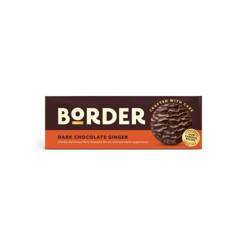 Border Biscuits Chocolate Gingers 150G Dark