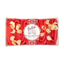 British Bakes & Cakes Strawberry & White Chocolate Mini Loaf Cake 90g