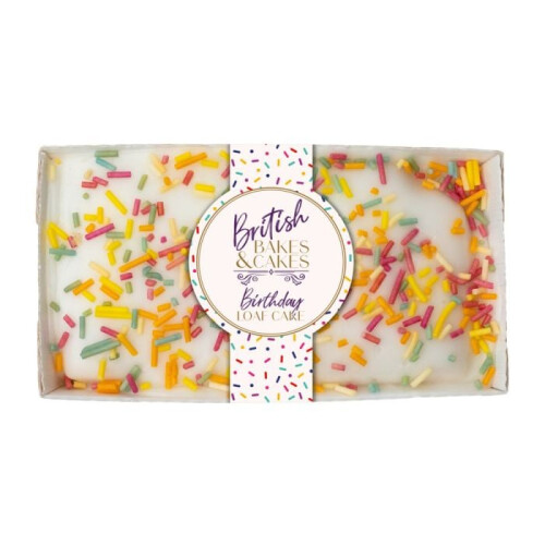 British Bakes & Cakes Birthday Mini Loaf Cake 90g