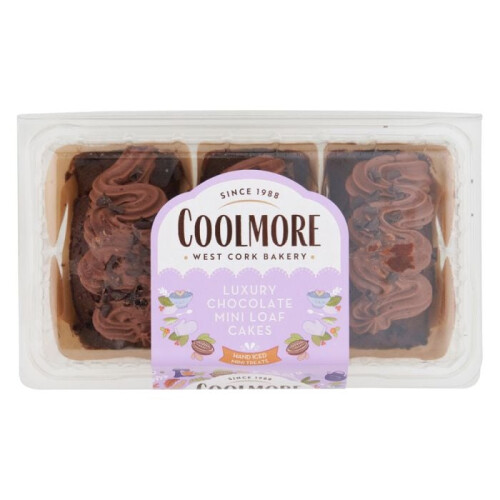 Coolmore Luxury Chocolate Mini Loaf Cakes 300g