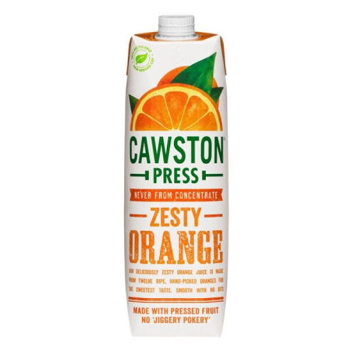 Cawston Press Squeezed Orange Juice 1 ltr