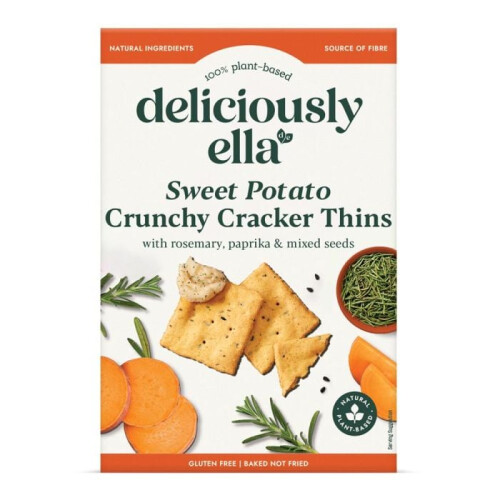 Deliciously Ella Sweet Potato Cracker Thins 100g