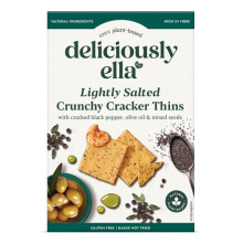 Deliciously Ella Lightly Salted Cracker Thins 100g