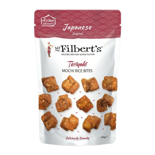 Mr Filberts Teriyaki Mochi Rice Bites  150g