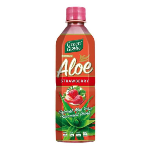 Green Globe Strawberry Aloe Drink 500ml